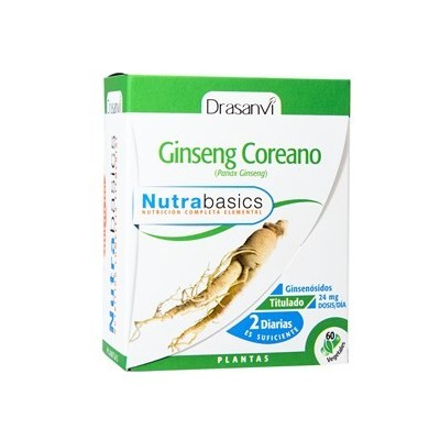 Nutrabasicos - ginseng coreano 60 caps