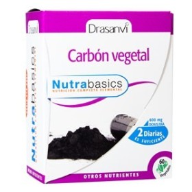 Nutrabasicos - carbon vegetal 60 caps