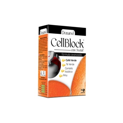 Cell block 45 comp  (cafe verde  te verde  centella asiatica  piña)