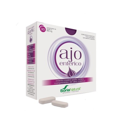 Ajo entérico 30 comprimidos soria natural