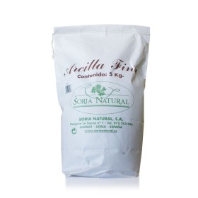Arcilla fina 5 kg  soria natural