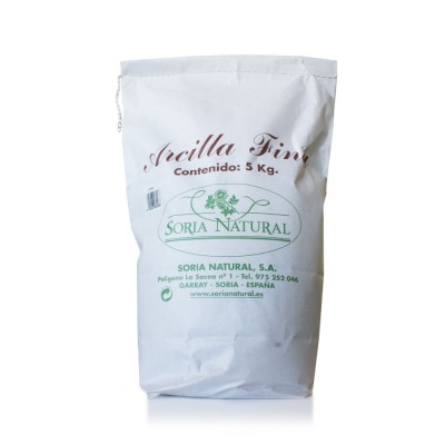 Arcilla fina 5 kg  soria natural
