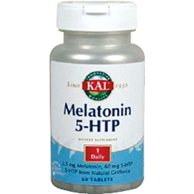 Melatonin 1 9 + 5htp - 60 cápsulas ar kal