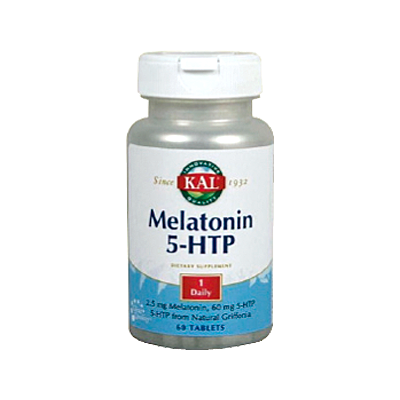Melatonin 1 9 + 5htp - 60 cápsulas ar kal