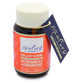 Calcio coral vitamina d3+magnesio-estado puro