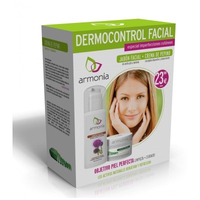 Pack acne dermocool crema pepino+jabon facial