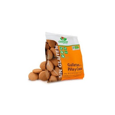 Galletas piña-coco bio celisor