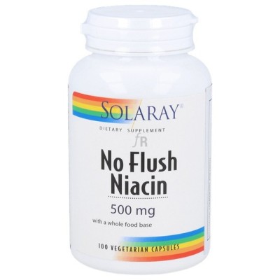 Niacin 500mg (no ruborizante) 100 cap veg solaray