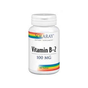 B2-100 mg- 100 cápsulas vegetales solaray