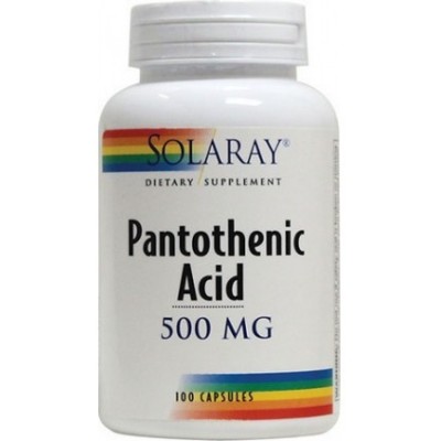 Pantothenic acid 500 mg 100 cáp solaray
