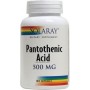 Pantothenic acid 500 mg 100 cáp solaray