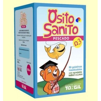 Osito sanito pescado omega 3