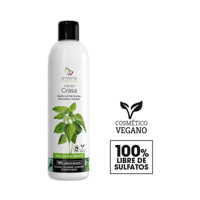 Champu sin sulfatos grasa 300 ml armonia