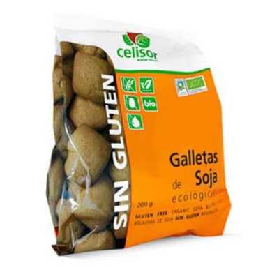 Galletas de soja 200 grs  sin gluten celisor