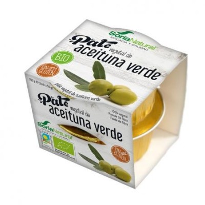 Pate vegetal de aceituna verde soria natural