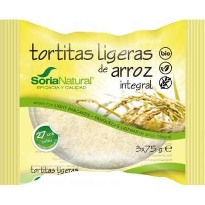 Tortitas ligeras de arroz integral sgluten bio
