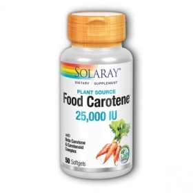Food carotene- 50 perlas solaray