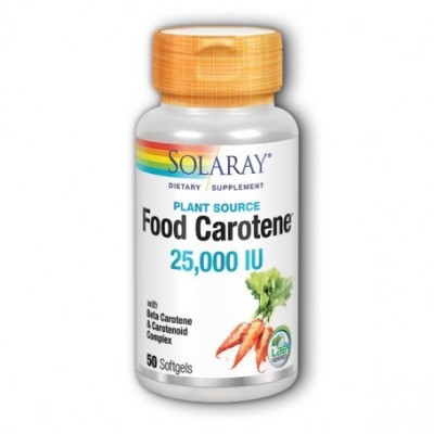 Food carotene- 50 perlas solaray
