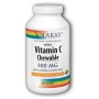 Vitamina c 500 - 100 masticables naranja solaray