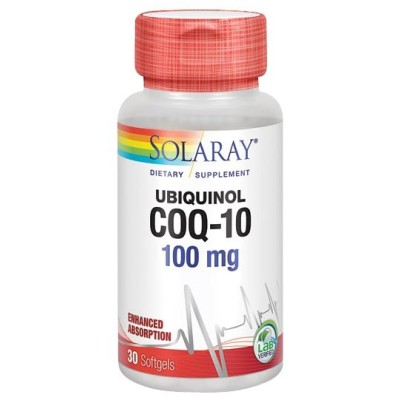 Ubiquinol co-q10 50mg - 30 perlas solaray