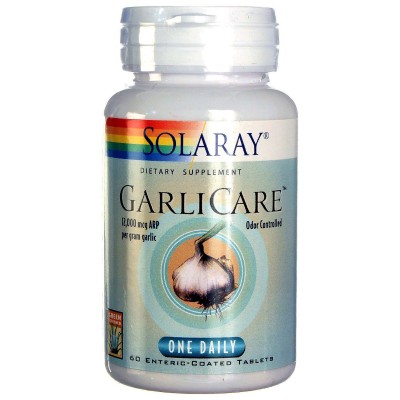 Garlicare tm 10 000 mcg- 60 comp -solaray
